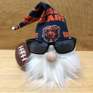 Bears Gnome NFL Football Sports Fan Chicago Sunglasses Ball Gift Cheerleader